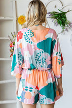 Load image into Gallery viewer, Multicolored Kimono Sleeve Romper
