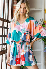 Load image into Gallery viewer, Multicolored Kimono Sleeve Romper
