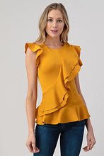 Load image into Gallery viewer, Front Ruffle Top ( Available in other colors)
