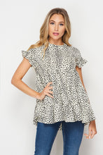 Load image into Gallery viewer, Short Sleeve A-Line Blouse
