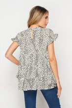 Load image into Gallery viewer, Short Sleeve A-Line Blouse
