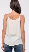 Load image into Gallery viewer, Beige Crochet Style Cami
