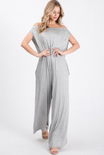 Load image into Gallery viewer, Off Shoulder  Jumpsuit ( Available in various colors)
