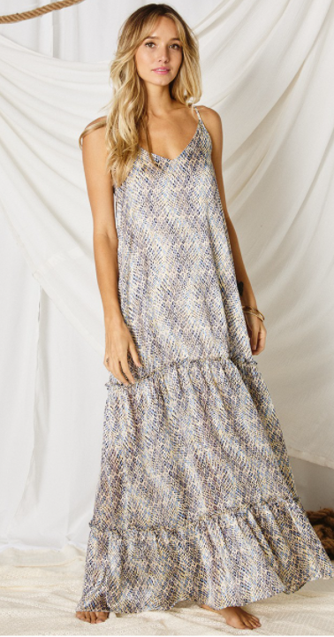 Pattern Maxi Dress