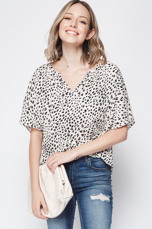 Ivory Leopard Print - Curvy