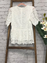 Load image into Gallery viewer, White Lace Blouse
