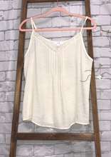 Load image into Gallery viewer, Beige Crochet Style Cami
