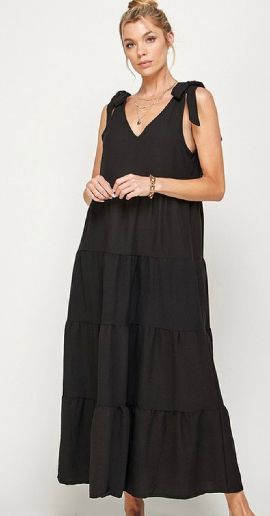 Classy Black Maxi Dress