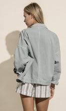 Load image into Gallery viewer, Dusty Blue Jean Jacket
