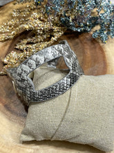 Load image into Gallery viewer, Snake Print Leather Cuff
