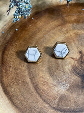 Load image into Gallery viewer, Marble Stud Earrings
