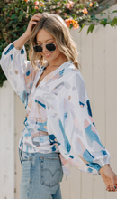 Load image into Gallery viewer, Pattern Wrap Blouse
